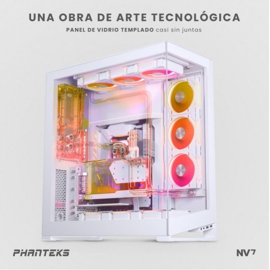Phanteks NV Series NV7 D-RGB Full Tower gehärtetes Glas USB-C Weiß