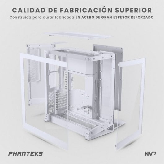 Phanteks NV Series NV7 D-RGB Full Tower gehärtetes Glas USB-C Weiß