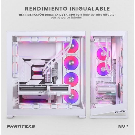 Phanteks NV Series NV7 D-RGB Full Tower gehärtetes Glas USB-C Weiß