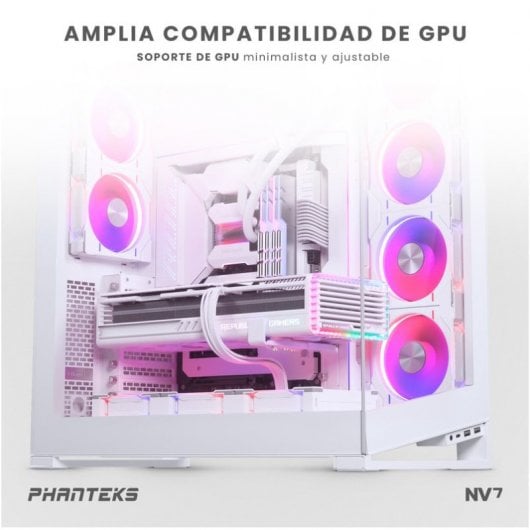 Phanteks NV serie NV7 D-RGB Full Tower in vetro temperato USB-C bianco