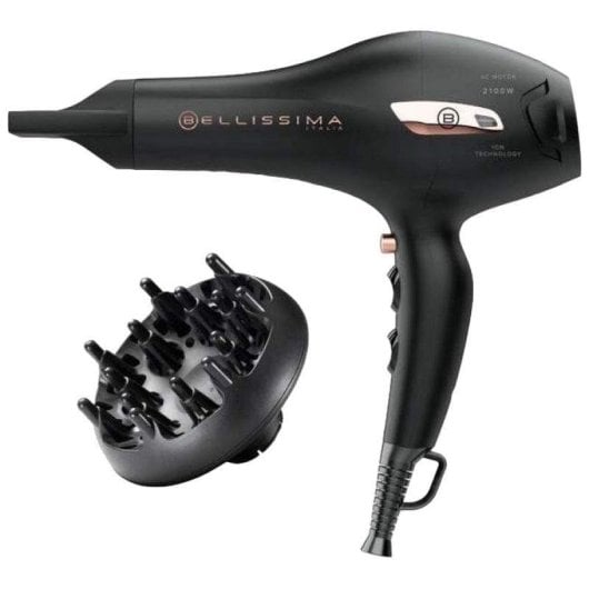 Secador de pelo Bellissima P7 3000 2100W negro/oro rosa tecnología iónica profesional
