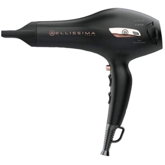 Secador de pelo Bellissima P7 3000 2100W negro/oro rosa tecnología iónica profesional