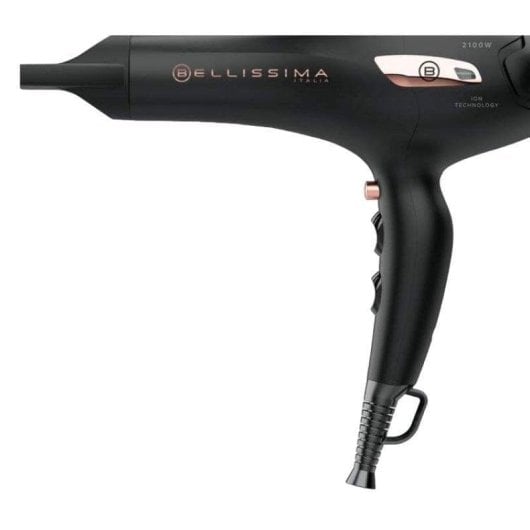 Phon Professionale Ionico Bellissima P7 3000 2100W 3 Temperature 2 Velocità Accessori Nero Oro Rosa