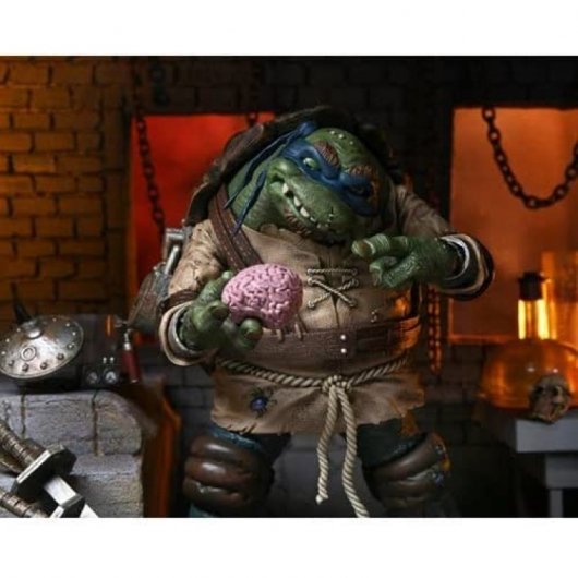 Neca Universal Monsters x TMNT Ultimate Leonardo Gobbo Figura 18 cm