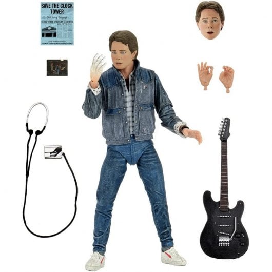 Neca Ritorno al futuro Ultimate Audition Marty McFly 1985 Figura 18 cm