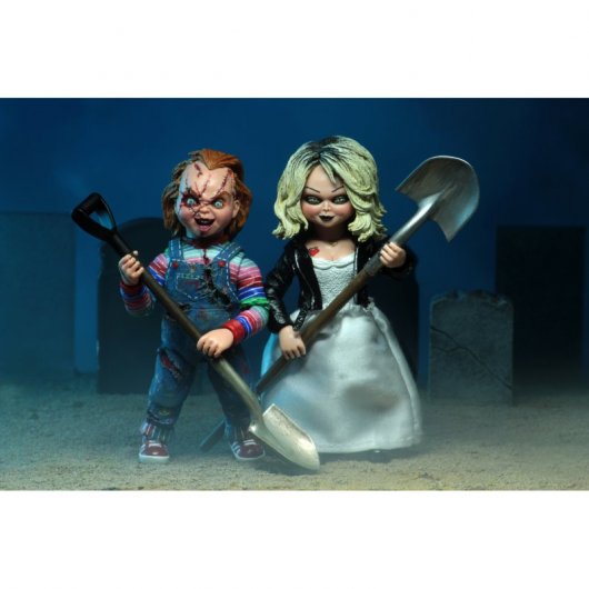 Neca Chucky Ultimate Chucky y Tiffany Figuras 17cm