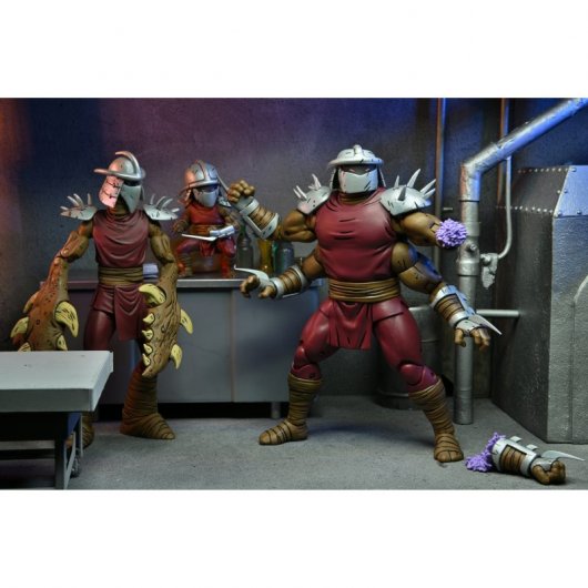 Neca TMNT: Mirage Comics Deluxe Shredder Clone & Mini Figura 18 cm