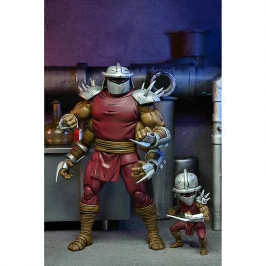 Neca TMNT: Mirage Comics Deluxe Shredder Clone & Mini Figura 18 cm