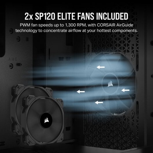Corsair 3000D AIRFLOW gehärtetes Glas USB 3.0 Schwarz