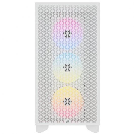 Corsair 3000D RGB AIRFLOW Cristal Templado USB 3.2 Blanca