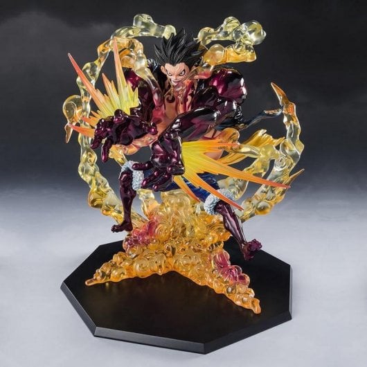 Tamashii Nations Figuarts Zero One Piece Monkey D Luffy Gear4 Leo Bazooka 18cm Edizione Esclusiva