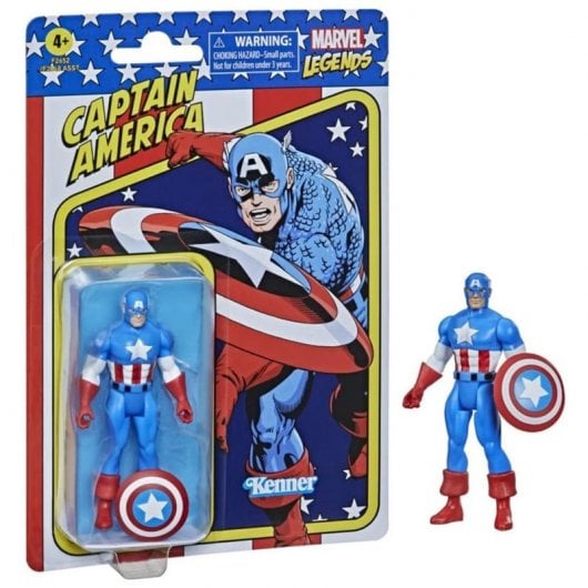 Hasbro Marvel Retro Display 48 Figuras do Homem de Ferro/Homem-Aranha/Pantera Negra/Hulk/Capitão América