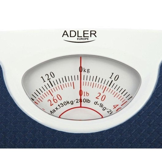 Mechanische Personenwaage Adler AD8151B Bis 130 kg Genauigkeit 1 kg Rutschfeste Oberfläche