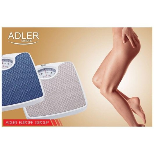 Mechanische Personenwaage Adler AD8151B Bis 130 kg Genauigkeit 1 kg Rutschfeste Oberfläche