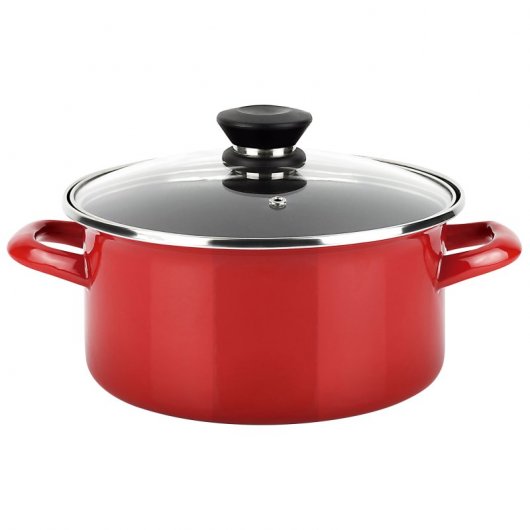 Fagor Optimax Batería Cocina Inducción 8 Piezas, Antiadherente Sin Pfoa, Acero Esmaltado, Cazuelas S