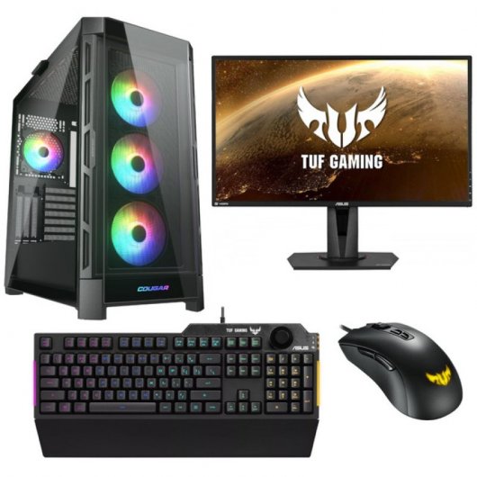 Epical-Q Pack Gaming GPlus34 Intel Core I9 12900KF, 64GB , 2TB SSD, RTX 5070Ti + Windows 11 Home + Monitor 27" + Combo Gaming ASUS