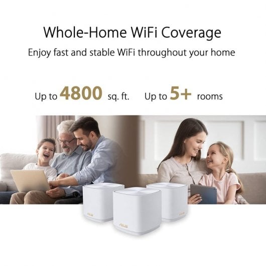 ASUS ZenWiFi XD5 Sistema Mesh WiFi 6 Doble Banda AX3000 Blanco