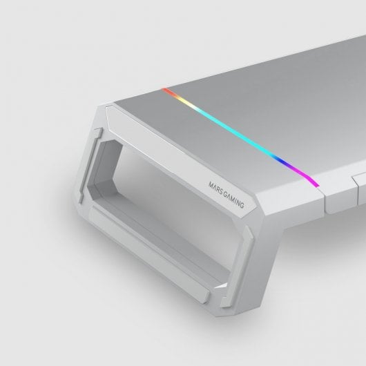 Mars Gaming MGS-ONE Premium RGB Chroma Monitorständer Weiß