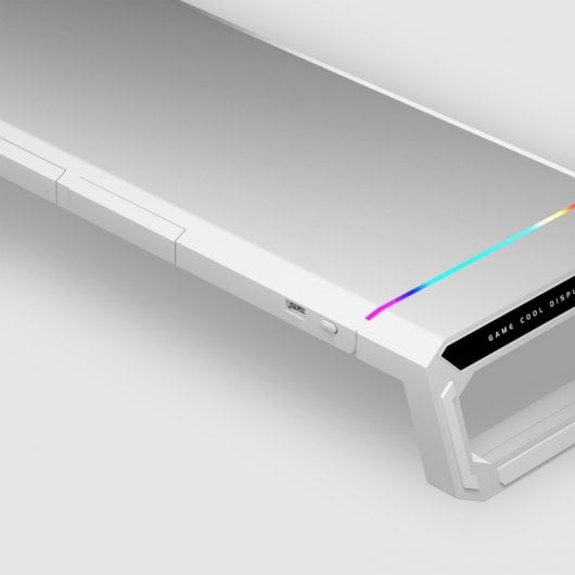 Mars Gaming MGS-ONE Premium RGB Chroma Monitorständer Weiß