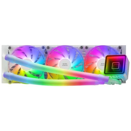 Refrigeración Líquida Mars Gaming ML-ULTRA360 360mm 3 Ventiladores ARGB Blanca