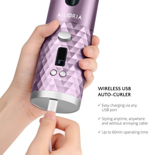 Ailoria REVOLUTIONNE brosse à cils Lilas, Argent