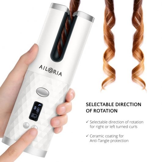Ailoria Revolutionne Boucleur automatique sans fil Crystal White