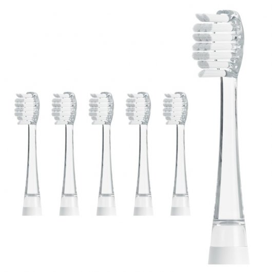 Ailoria Bubble Brush Pack Cabezales de Recambio Clear 6 Unidades