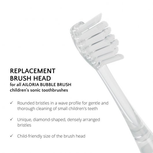 Ailoria Bubble Brush Pack Cabezales de Recambio Clear 6 Unidades