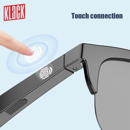 Klack Smart Glasses Stereo Gafas Inteligentes Altifalantes Anti-UV Verdes