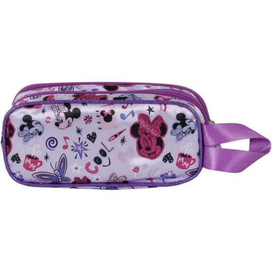 Bolsa Merienda Niño Karactermania Frozen 2 Journey - Estuche Portatodo Triple, Multicolor Mochila Olaf