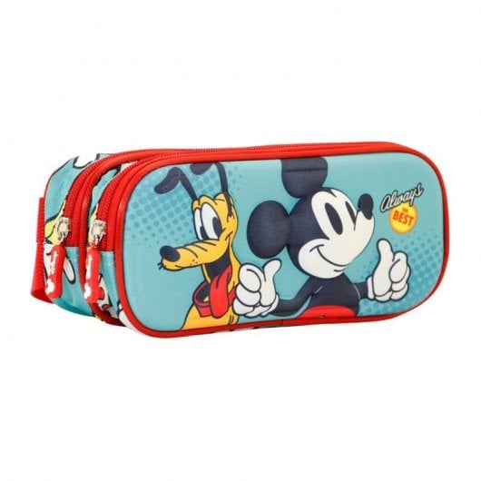 Karactermania Doppeltes Federmäppchen 3D Mickey Mouse Best