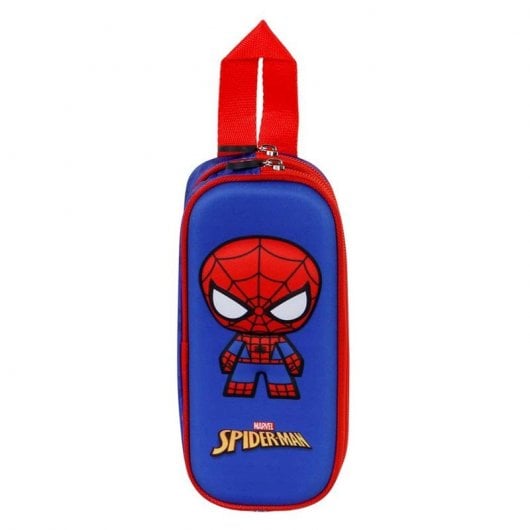 Karactermania Doppeltes Federmäppchen 3D Spiderman Wackelkopf