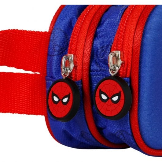 Karactermania Doppeltes Federmäppchen 3D Spiderman Wackelkopf