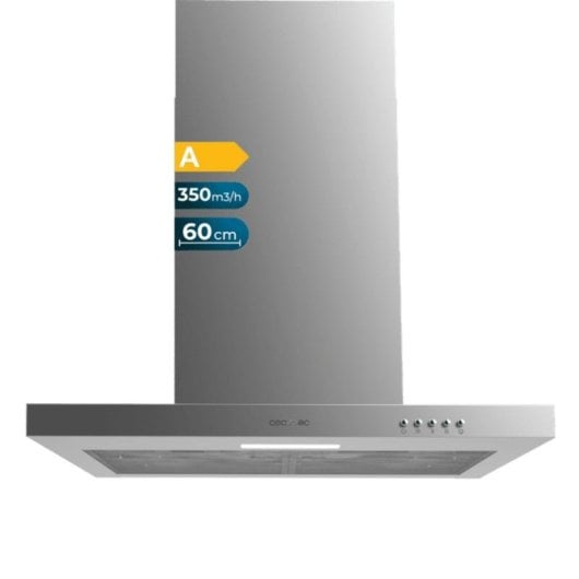 Campana Karactermania Bolero Flux TM 603500 Inox 350 m³/h 60cm LED Classe A