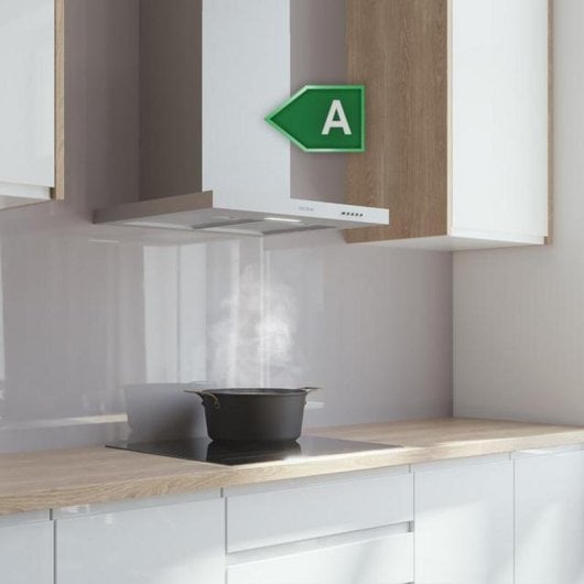 Campana Karactermania Bolero Flux TM 603500 Inox 350 m³/h 60cm LED Classe A