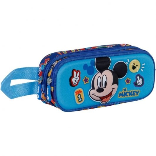 Karactermania Doppeltes Federmäppchen 3D Mickey Mouse Blissy