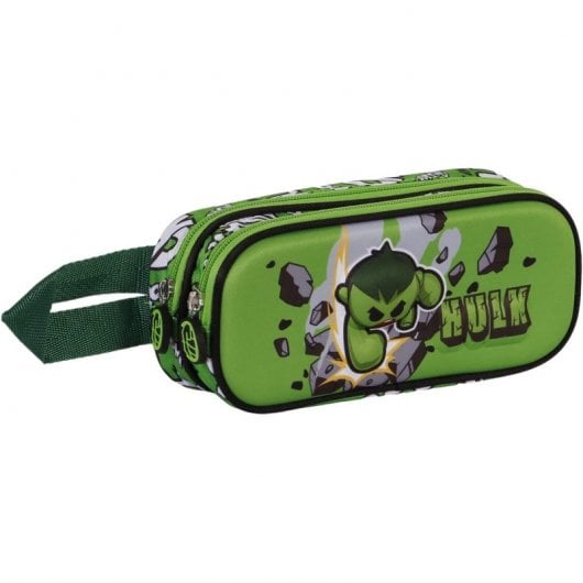 Karactermania Estuche Doble Portatodo 3D Hulk Greenmass