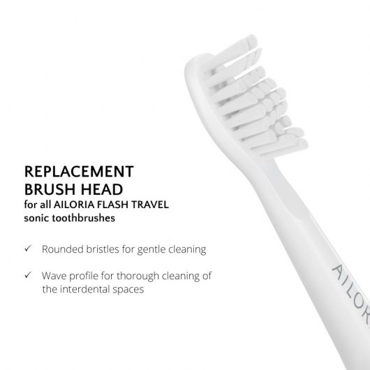 Ailoria Flash Travel Pack Cabezales de Recambio White 12 Unidades