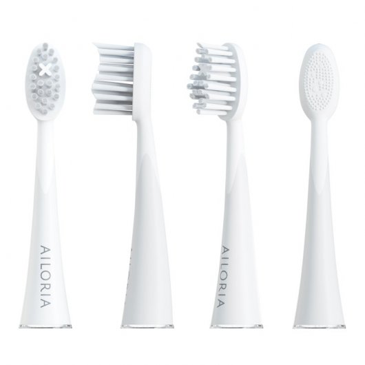 Ailoria Shine Bright Pack Têtes de Rechange Extra Clean Crystal White 6 Unités
