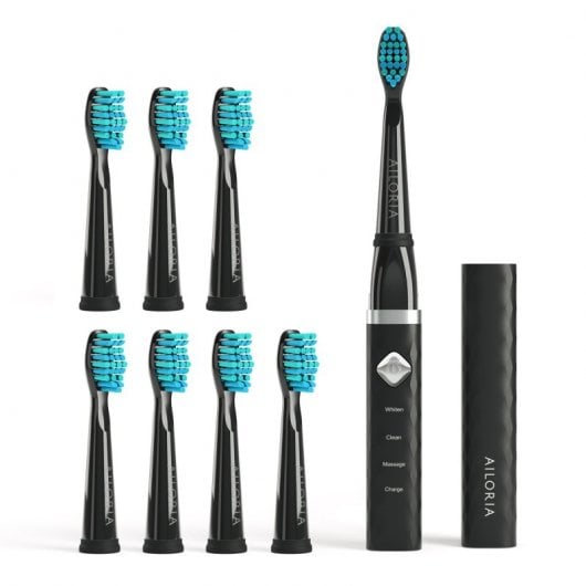 Ailoria Flash Travel Cepillo de Dientes Sónico USB Eclipse Black