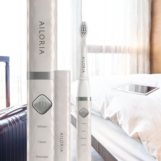 Ailoria Flash Travel Brosse à Dents Sonique USB Poudre