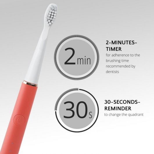 Ailoria Pro Smile Brosse à dents sonique USB Coquillage Corail