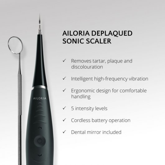 Ailoria Deplaqued Limpiador Dental Sónico Black