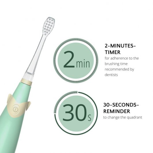 Ailoria Bubble Brush Cepillo de Dientes Infantil Sónico Mint