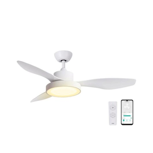 Ventilador de Techo SPC Conforto DC Lite 2 42W 6 Velocidades con Luz LED Silencioso Control Inteligente