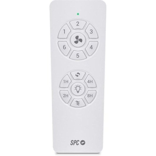 Ventoinha de Teto com Luz SPC Conforto DC Lite 2 42W 120cm 6 Velocidades Silenciosa Wi-Fi Comando
