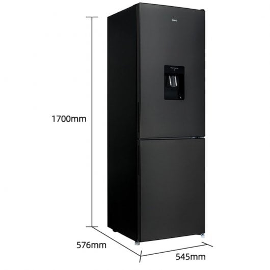 CHiQ FBM228NE4DE Frigorífico Combi No Frost E Acero Inoxidable Oscuro