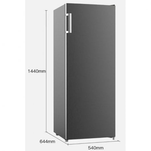 CHiQ FSD166NE4E Congelador Vertical No Frost 166L E Acero Inoxidable