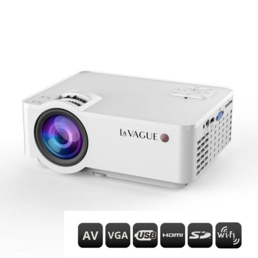 Projetor La Vague LV-HD340 HD 2500 Lúmenes 150" LED LCD Wi-Fi Portátil
