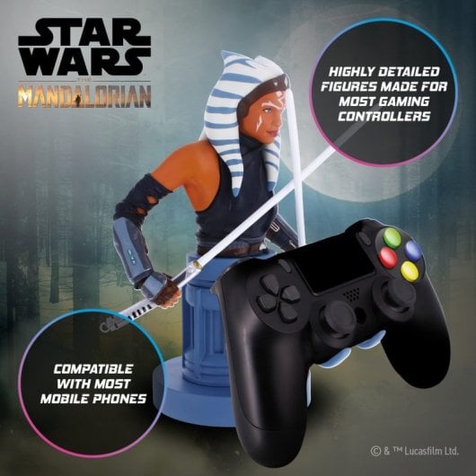 Exquisite Gaming Cable Guy Ahsoka Tano Star Wars Base de Carga Multiplataforma